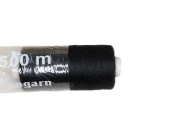 Polyester sewing thread in black 500 m 546,81 yard 40/2